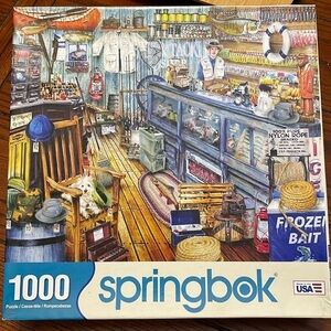 Springbok 1000 Piece Jigsaw Puzzle “The Bait Shop”